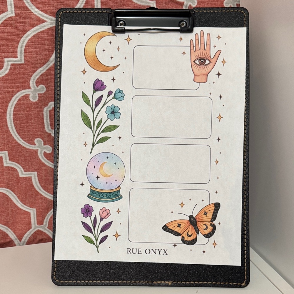 Rue Onyx Mystical Stationary